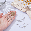 5Pcs 304 Stainless Steel Chains Links HJEW-OC00357-3