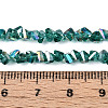 Electroplate Transparent Glass Beads Strands LS-GLAA-N021-4mm-05-4