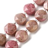 Natural Rhodonite Beads Strands G-C116-A179-01B-2