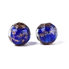 Handmade Gold Sand Lampwork Beads LAMP-N045-01C-03-1
