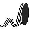 50 Yards Polyester Stripe Ribbons SRIB-WH0011-157C-7