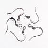 Brass French Earring Hooks KK-Q366-B-NF-1