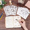 4Pcs 4 Style 304 Stainless Steel Cutting Dies Stencils DIY-FG0002-08-3