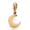 Ion Plating(IP) 304 Stainless Steel Charms STAS-F259-014G-2