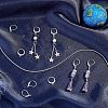 120Pcs 2 Style 304 Stainless Steel Leverback Earring Findings STAS-UN0038-45-3
