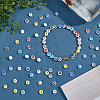 120Pcs 6 Colors Natural Freshwater Shell Beads Strands SHEL-AR0001-05-4