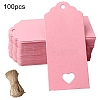 100Pcs Paper Label PW-WG91D77-01-1