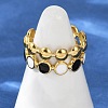 304 Stainless Steel Adjustable Cuff Rings RJEW-Q015-01G-B-4