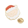 Christmas Theme Cartoon Alloy Brooches JEWB-A025-01C-3