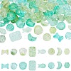 160Pcs 16 Styles Transparent Spray Painted Glass Beads GLAA-GA0002-02-1