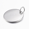 Tarnish Resistant Smooth Surface 304 Stainless Steel Pendants LS-STAS-H424-26P-2