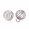 Non-Tarnish 304 Stainless Steel Wire Pendants LS-X-STAS-ZX013-22-14mm-P-2