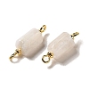 Natural Quartz Crystal Connector Charms FIND-C046-10C-G-2