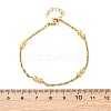 304 Stainless Steel Rope Chain Bracelets for Women BJEW-C094-10G-5