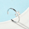 304 Stainless Steel Adjustable Cuff Rings RJEW-Z105-01P-03-1