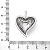 Brass Micro Pave Cubic Zirconia Pendants KK-S510-32GP-07-3