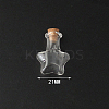 Mini High Borosilicate Glass Bottle Bead Containers BOTT-PW0001-261A-1