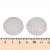 Non-Tarnish 201 Stainless Steel Pendants STAS-T064-38P-18-3