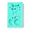 Grape and Strawberry Shape DIY Food Grade Silicone Molds DIY-J007-01C-1