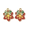 304 Stainless Steel Enamel Pendants STAS-L300-012G-33-1