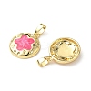 Brass Enamel Pendants KK-I371-30G-02-2