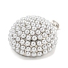 Rack Plating Brass & ABS Plastic Imitation Pearl Pendants KK-N255-03A-P-RS-2