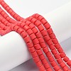 Handmade Polymer Clay Bead Strands X-CLAY-ZX006-01-21-4