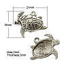 Tibetan Style Alloy Pendants TIBEP-22627-AS-NR-1