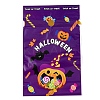 50Pcs Rectangle Halloween Candy Plastic Bags ABAG-U001-01O-2