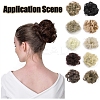 Synthetic Hair Bun Extensions OHAR-G006-A10-4
