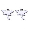 201 Stainless Steel Enamel Charms STAS-N088-19L-1