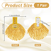 Polyester Tassel Epaulettes AJEW-WH0481-519A-01-2