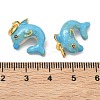Sea Animals Alloy Enamel Pendants ENAM-B037-10G-02-3