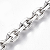 Men's Alloy Cable Chain Bracelets X-BJEW-T014-03-3