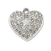 Alloy Rhinestone Pendants PALLOY-P308-07P-1