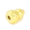 Brass Pave Clear Cubic Zirconia Beads KK-F875-14G-2
