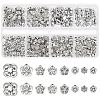 280Pcs 8 Style Tibetan Style Alloy Beads TIBEB-PH0018-58-1