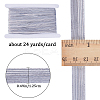 24 Yards Flat Nylon Elastic Cord/Band EC-GF0001-36A-01-2