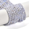 Natural Blue Lace Agate Beads Strands G-Z074-A01-01-2