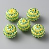 Saint Patrick's Day Theme Resin Rhinestone Beads RESI-TAC0004-28H-2