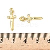 Brass Micro Pave Cubic Zirconia Pendants KK-Z120-54G-01-3