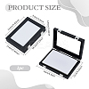 Black PU Leather Jewelry Display Cases CON-WH0085-134A-2