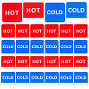 16 Pairs 2 Style Acrylic Public Signs DIY-FH0008-28A-1