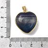 Natural Fluorite Pendants G-B149-10G-08-3