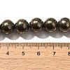 Natural Pyrite Beads Strands G-H059-A01-03-4
