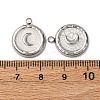 304 Stainless Steel Enamel Pendants X-STAS-P406-20P-3