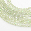 Electroplate Glass Beads Strands EGLA-D020-3x2mm-26-1