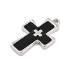 Alloy Acrylic Sheet Pendants FIND-U007-01P-2