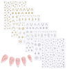 12Pcs 6 Styles Nail Art Stickers Decals FIND-SP0004-60-7