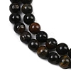 Natural Yellow Blue Tiger Eye(Dyed & Heated) Bead Strands G-P230-07-8mm-AB-4